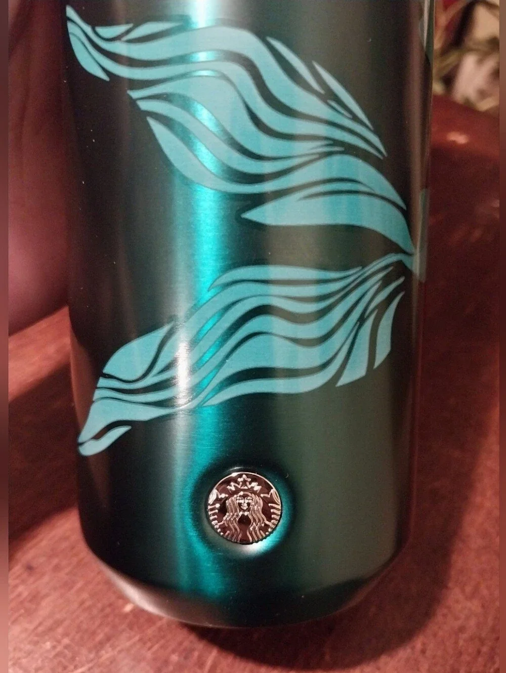 Starbucks Teal Siren Mermaid Stainless Bottle